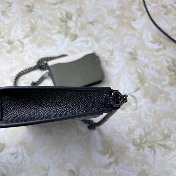 Coach C3608 Poppy Crossbody In Colorblock Kelp Multi - Picture 4 of 6